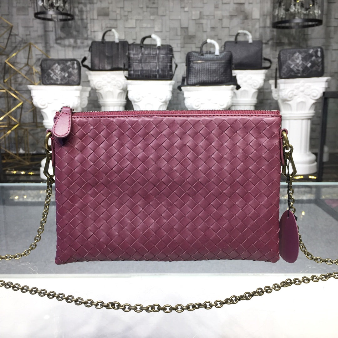 Top Quality Chain Shoulder Bag Dark Red, For Women, Women’s Bags 9.6in/24.5cm