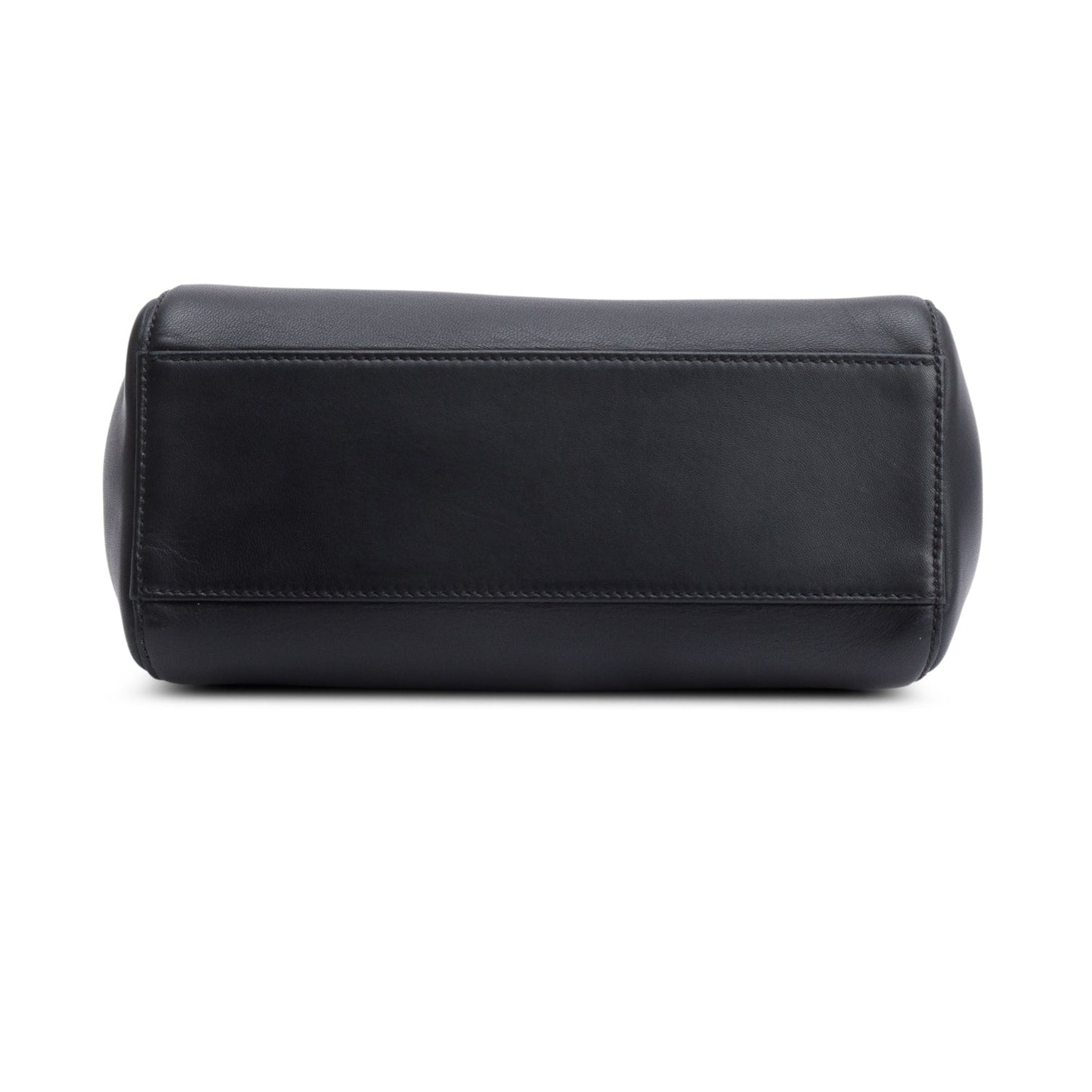 Fendi Black Calfskin Leather Mini Peekaboo Bag