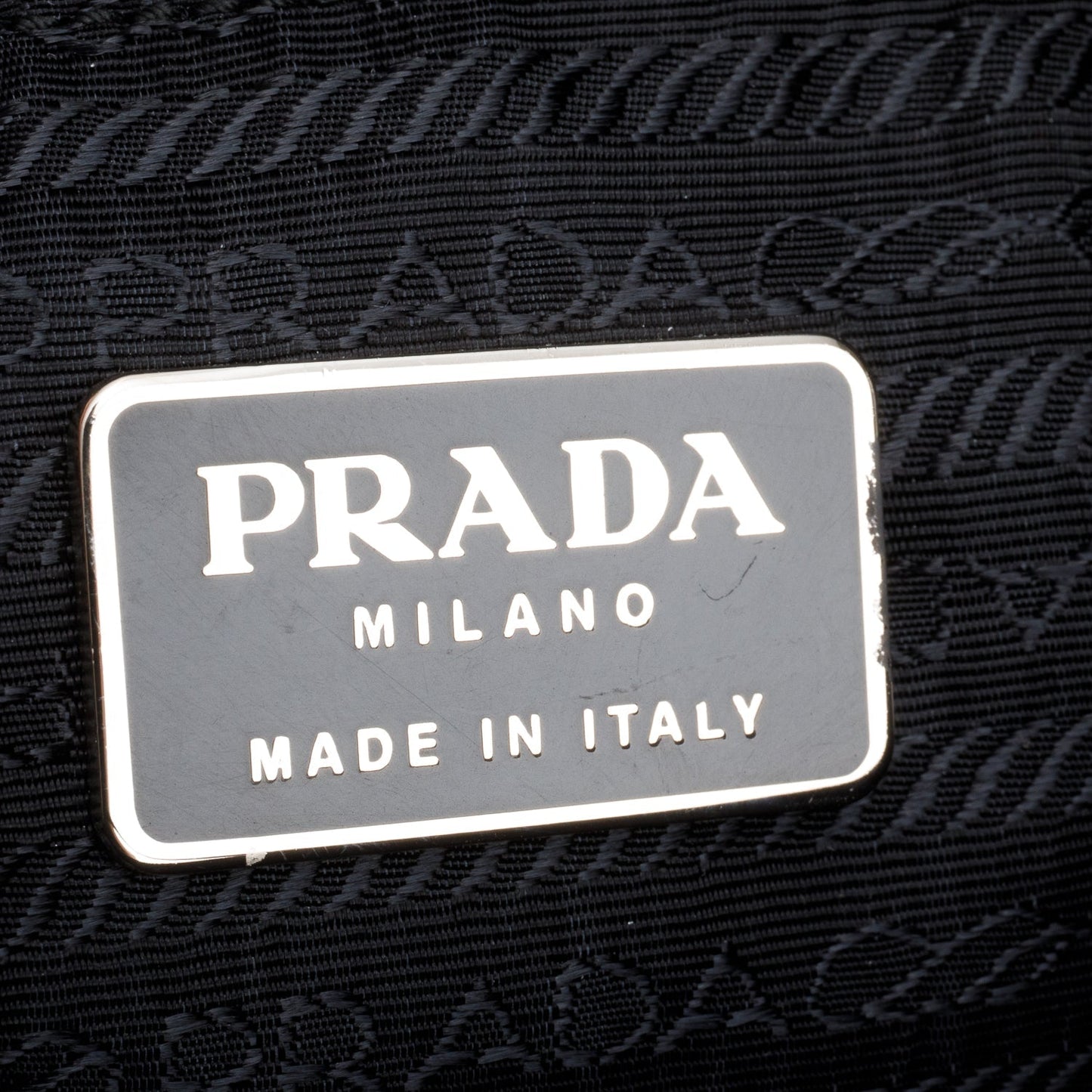 Prada Black Soft Calf Leather Dome Tote