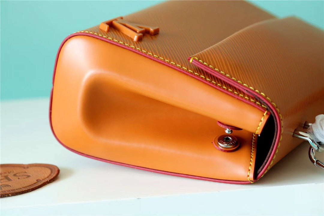 Top Quality Cluny Mini Epi Gold Miel For Women,  Shoulder And Crossbody Bags 20cm/7.9in Top Quality M58931