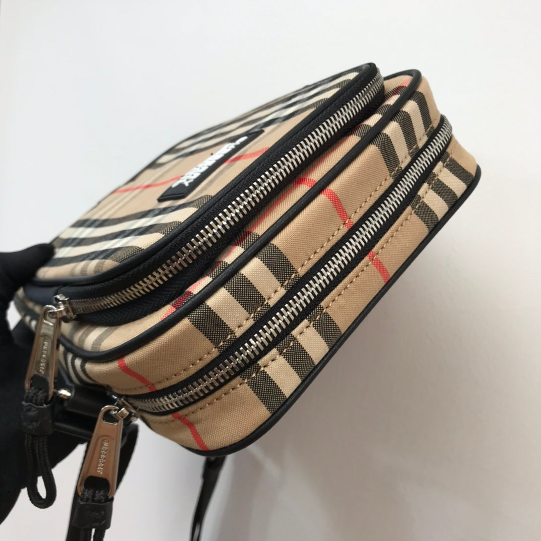 Top Quality  Check And Crossbody Bag For Men, Bags 8.7in/22cm