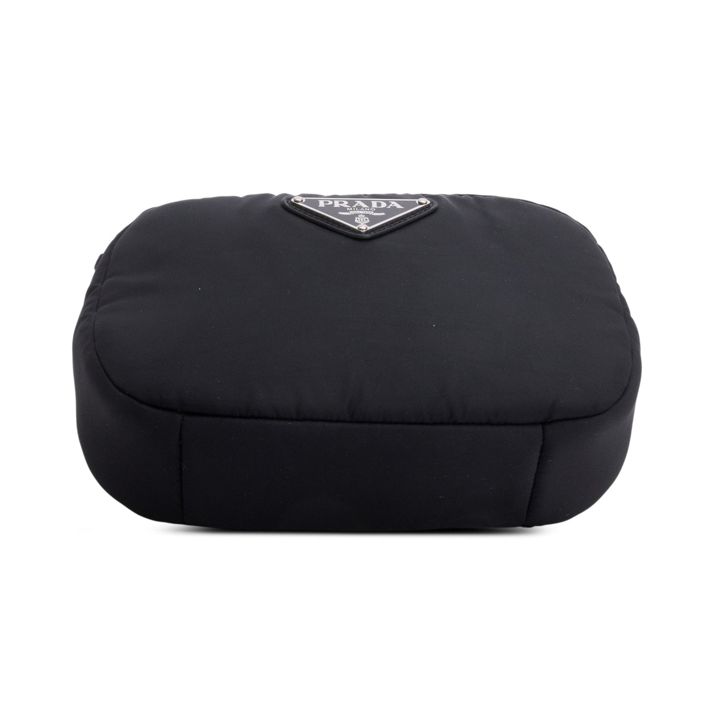 Prada Black Tessuto Nylon Soft Padded Belt Bag