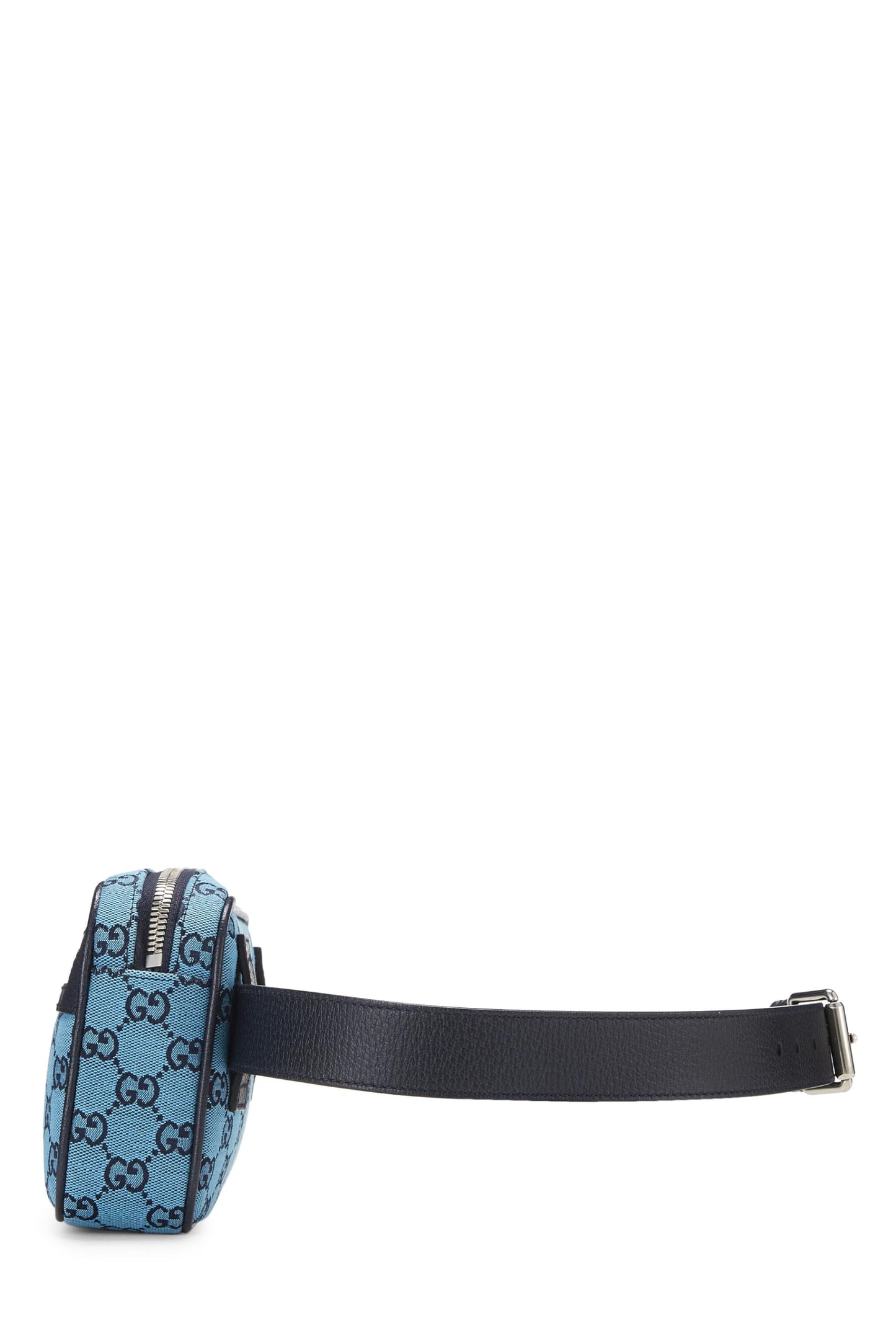 Gucci, Blue GG Marmont Canvas Belt Bag, Blue