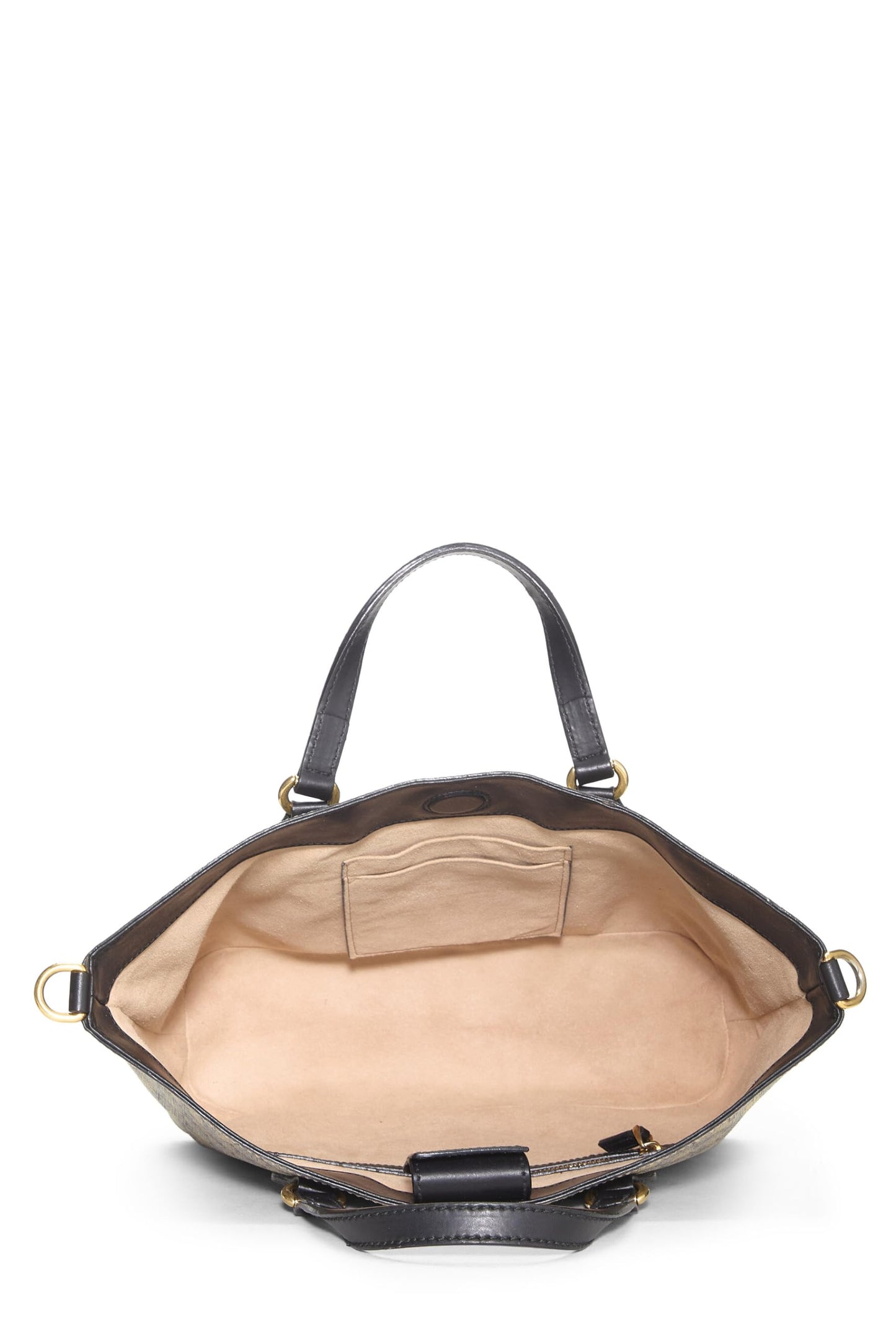 Gucci, Black GG Supreme Canvas Bee Tote Small, Black