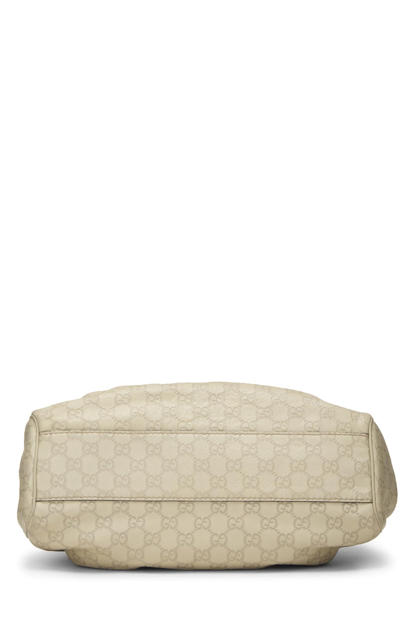 Gucci, Cream Guccissima Sukey Tote, White