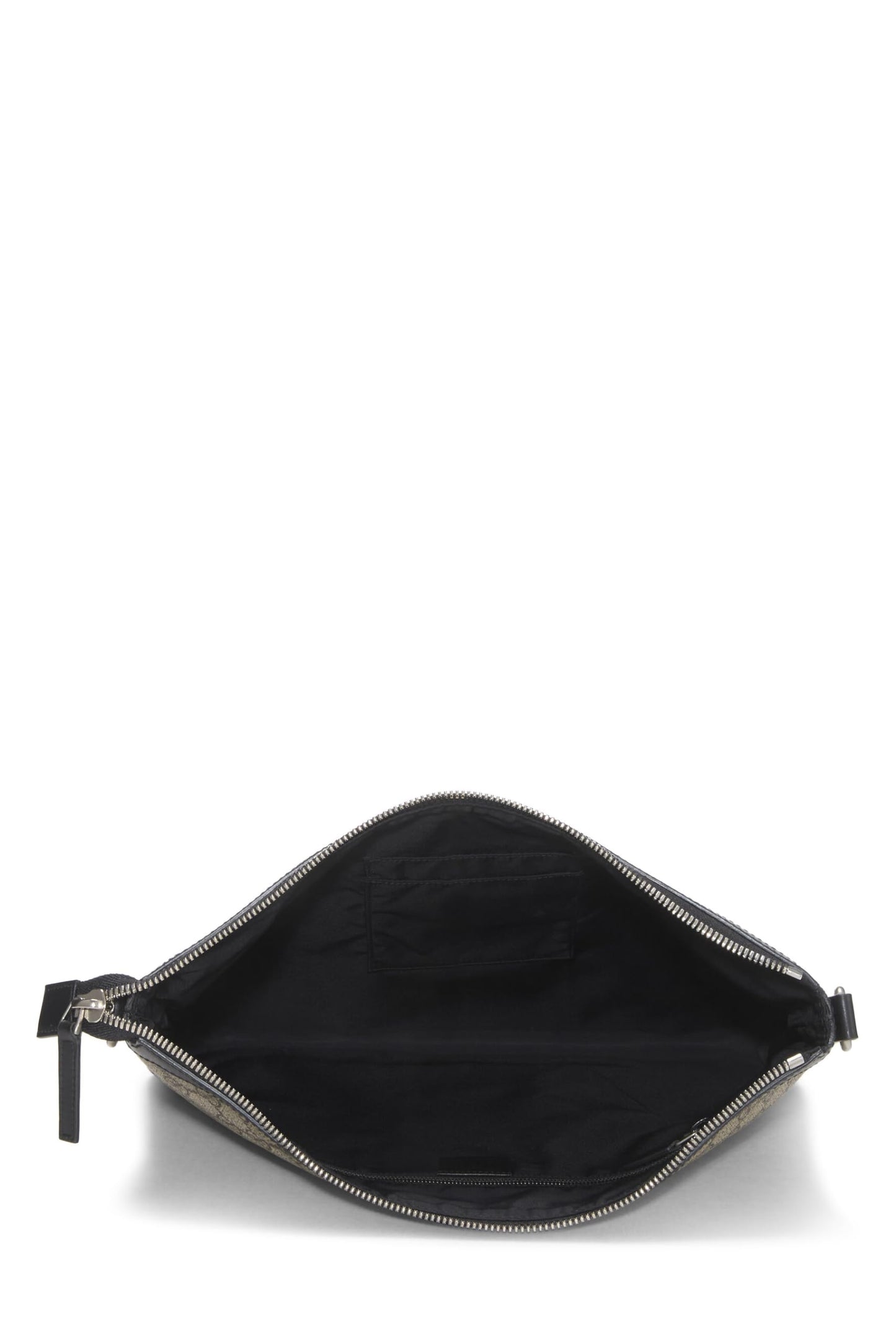 Gucci, Black GG Supreme Canvas Web Messenger, Black