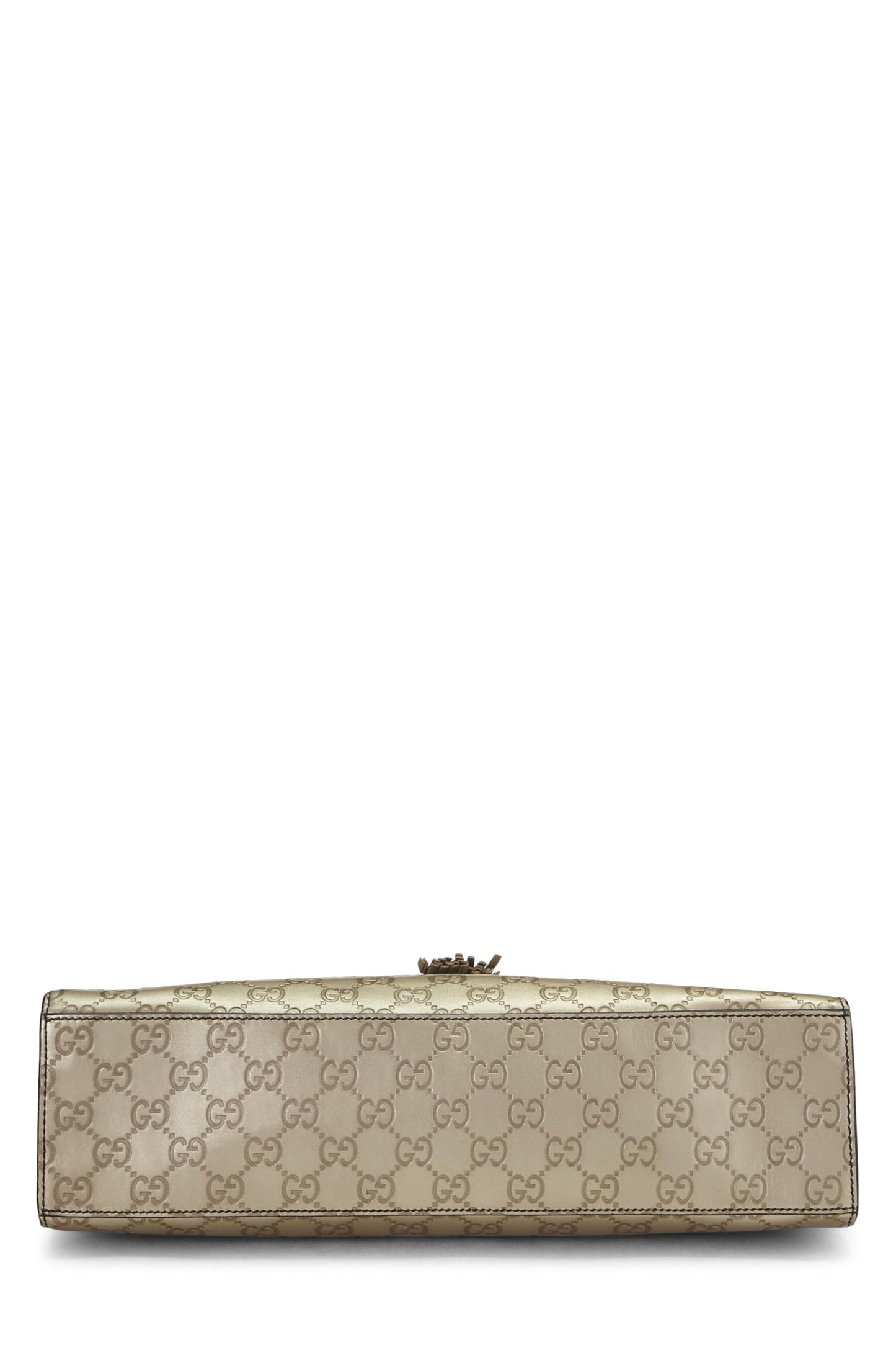 Gucci, Gold Guccissima Leather Emily Chain Shoulder Bag, Gold