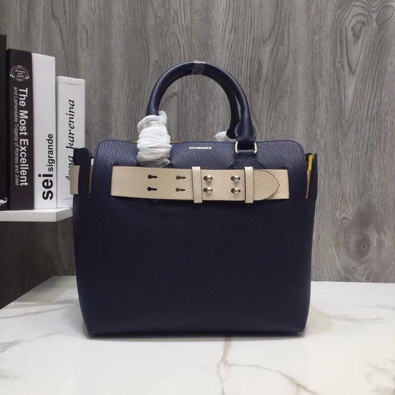 Top Quality Small Triple Stud Belt Bag Blue For Women, Bags 14in/36cm