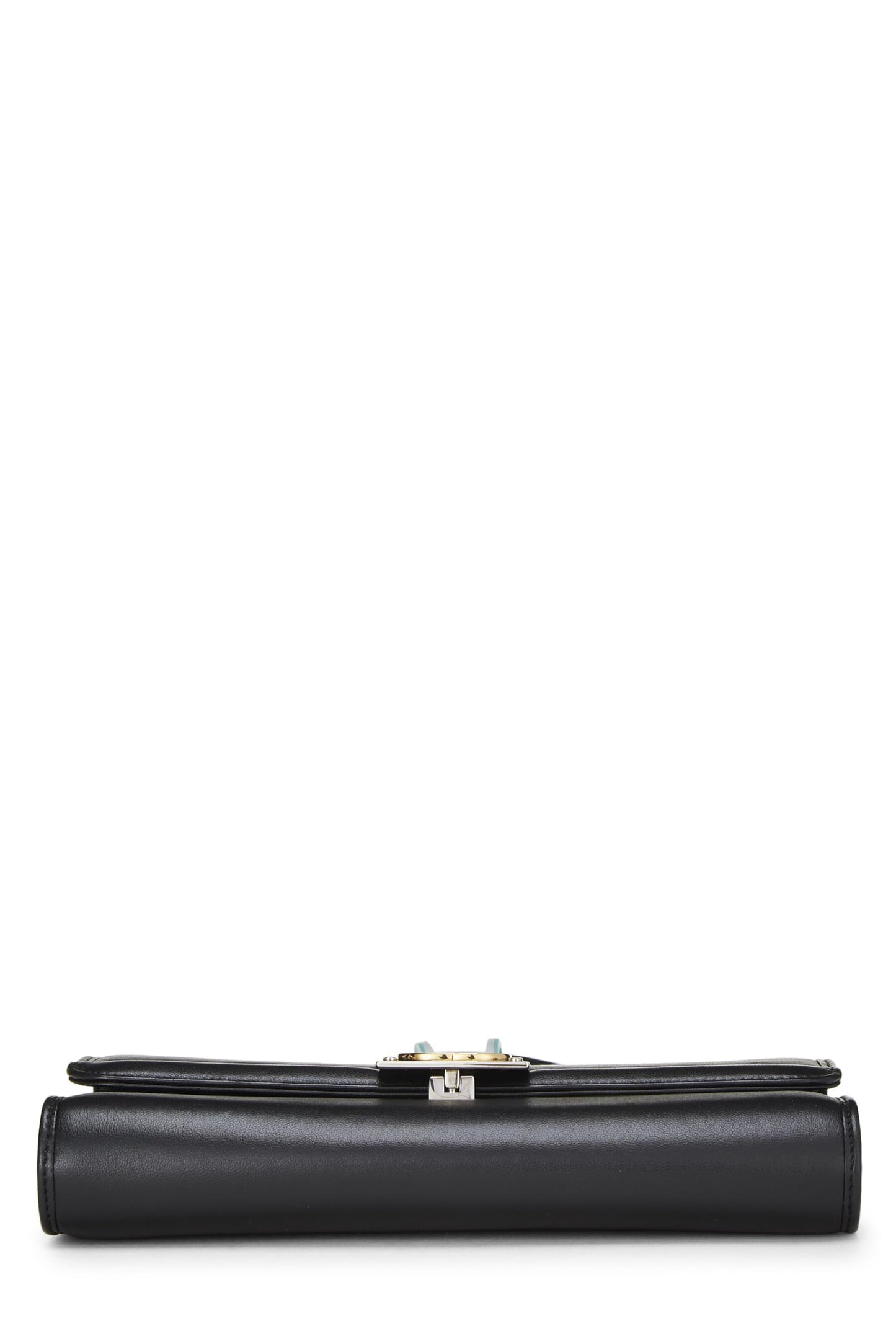 Gucci, Black Leather Matisse Convertible Clutch, Black
