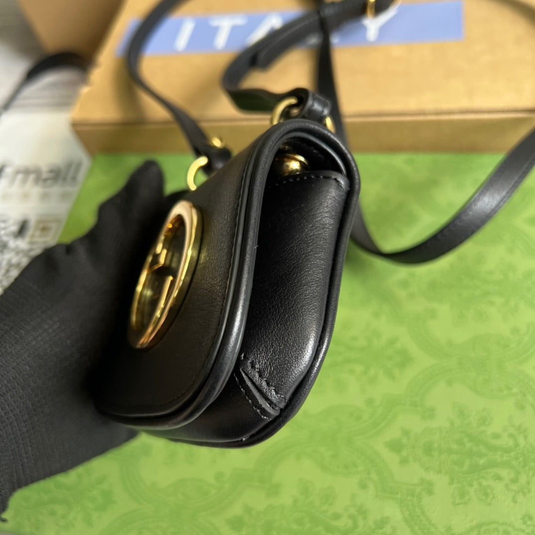 gg Blondie Card Case Wallet Black For Women, Women’s Bags 4.5in/12cm gg ‎698635 UXX0G 1000