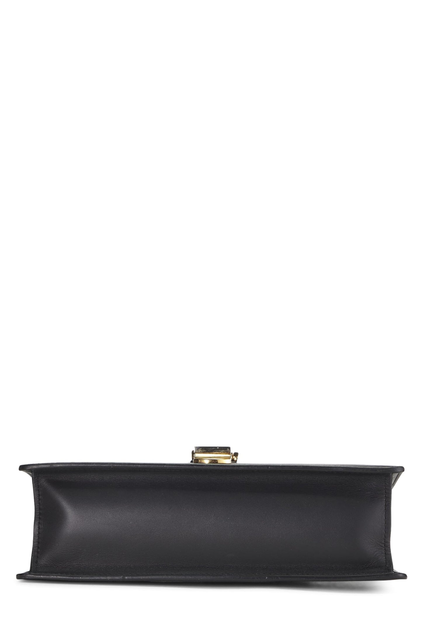 Gucci, Black Leather Web Sylvie Shoulder Small, Black