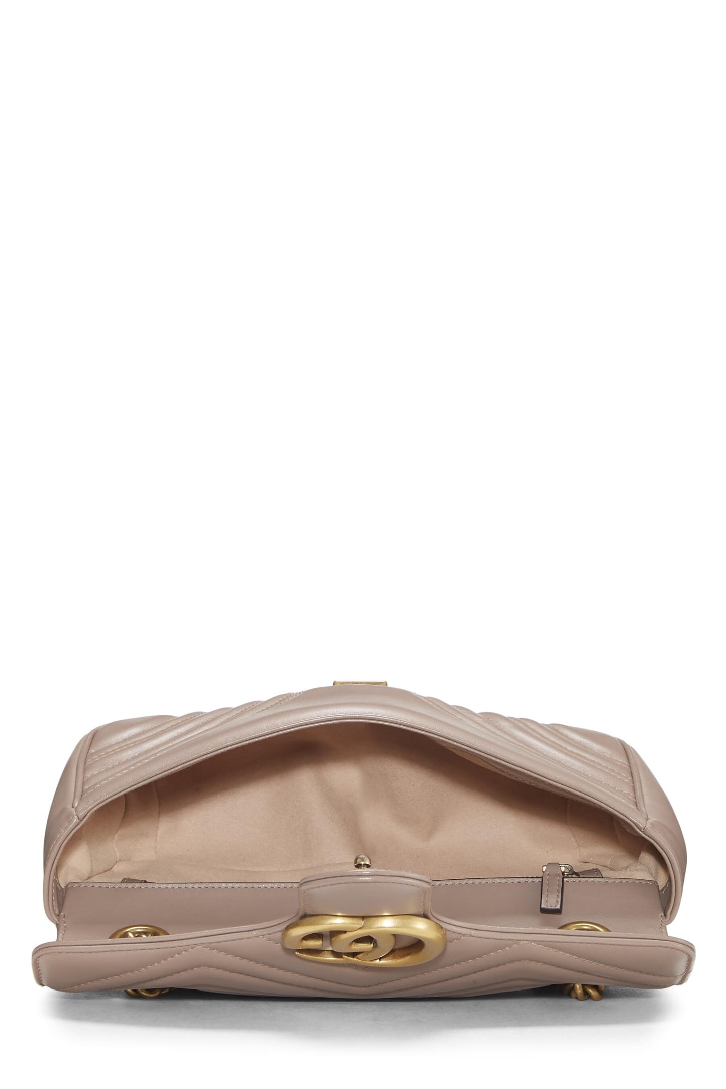 Gucci, Pink Leather GG Marmont Shoulder Bag, Pink