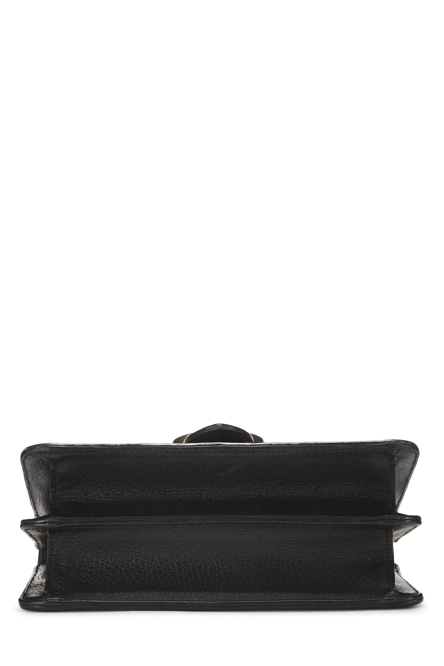 Gucci, Black Leather Interlocking Crossbody Small, Black