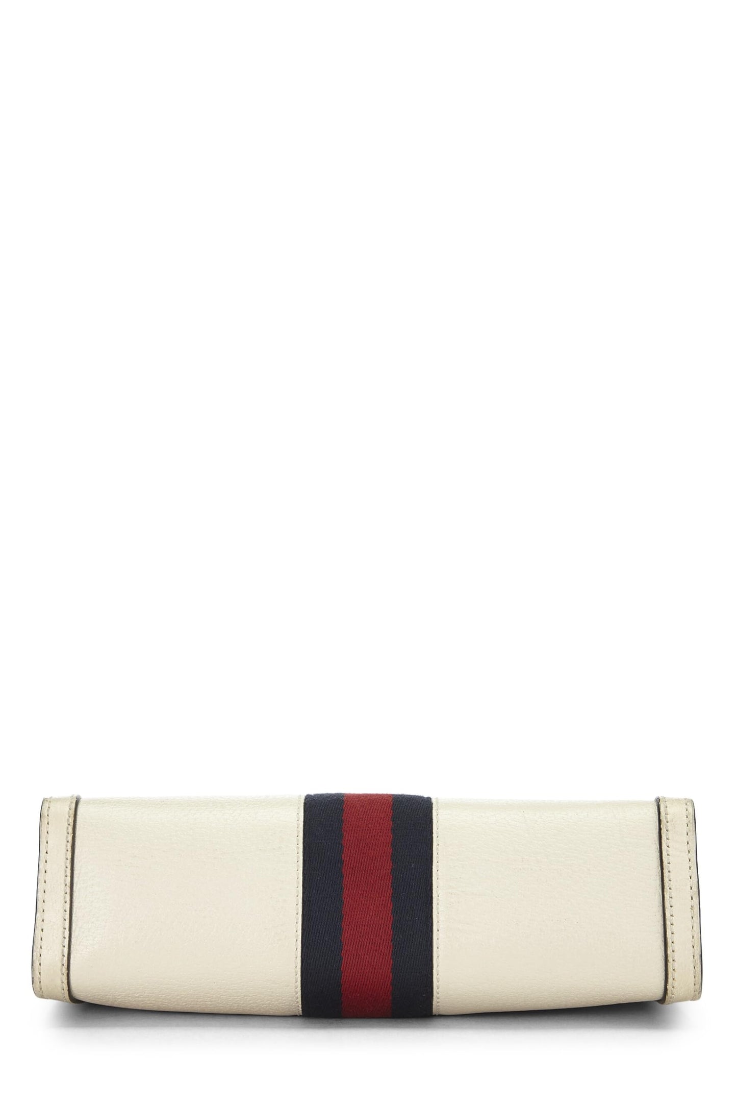 Gucci, Cream Leather Ophidia Shoulder Bag Small, White