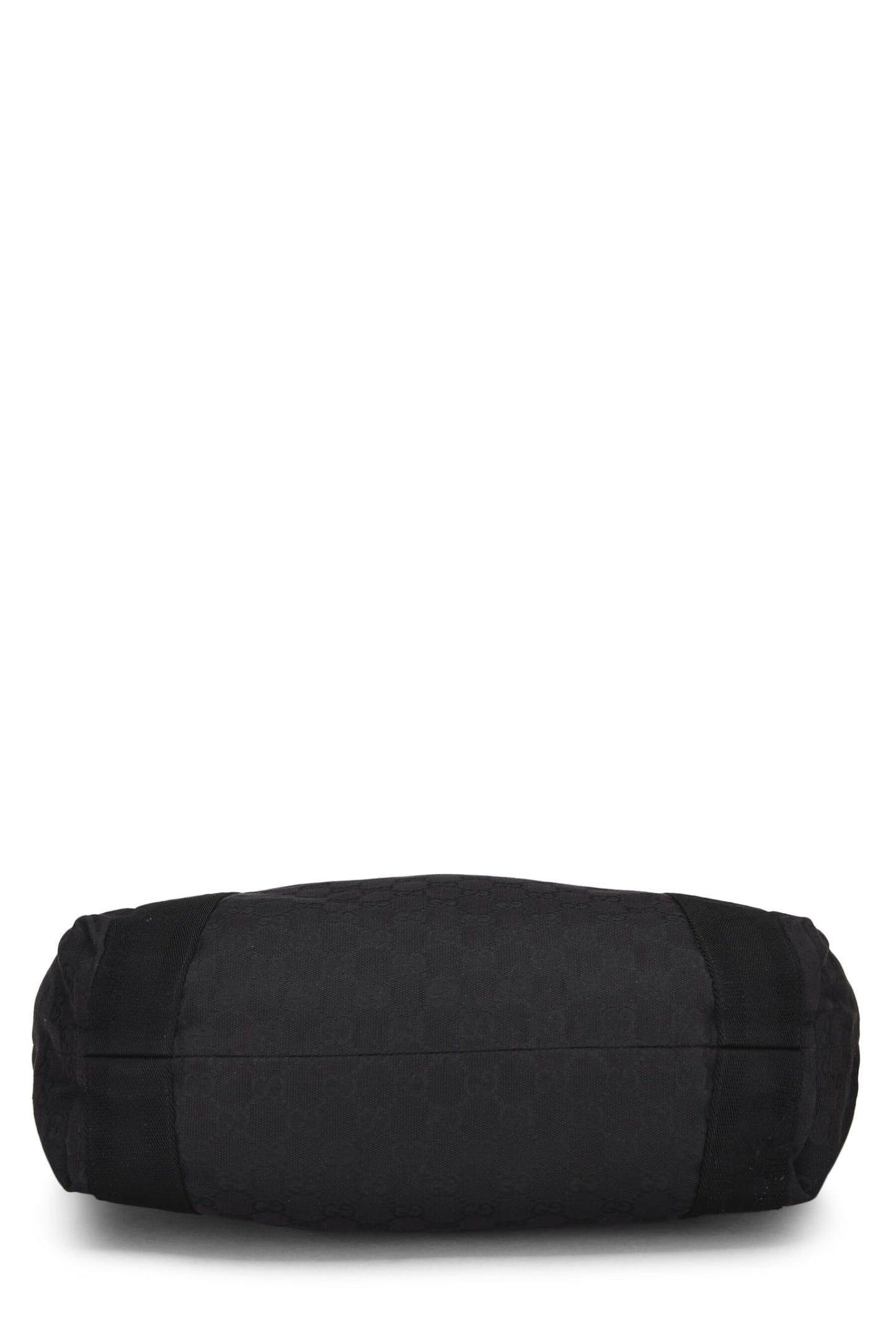 Gucci, Black Original GG Canvas Flat Tote, Black