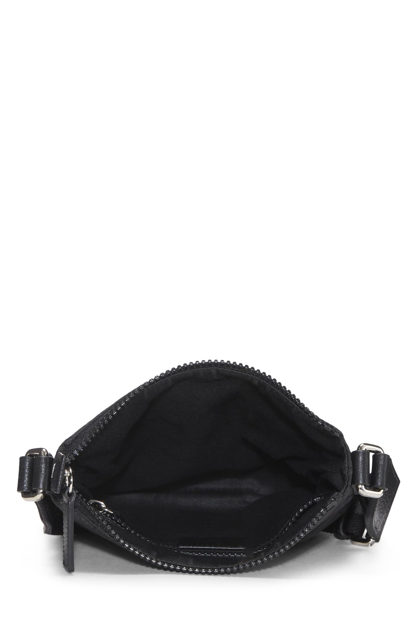Gucci, Black Original GG Canvas Double Zip Messenger Small, Black