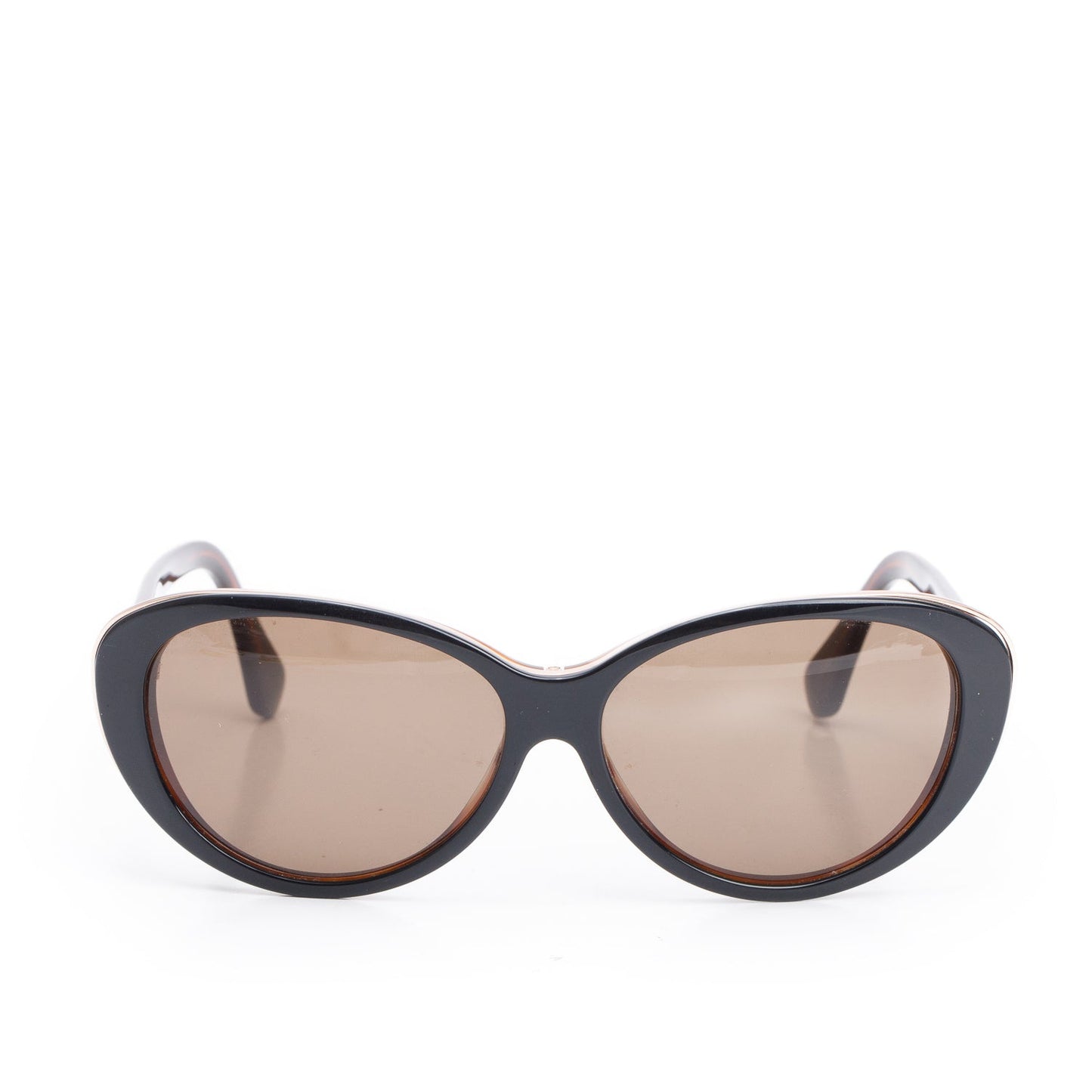 Balenciaga BA 5 05E Brown Acetate Cat-Eye Sunglasses