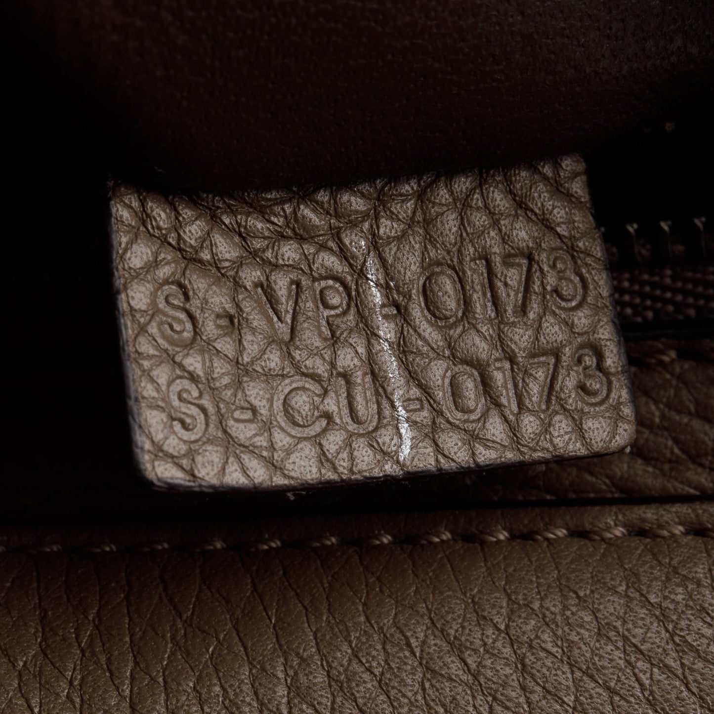 Celine Taupe Calfskin Leather Suede Trim Medium Trapeze Bag