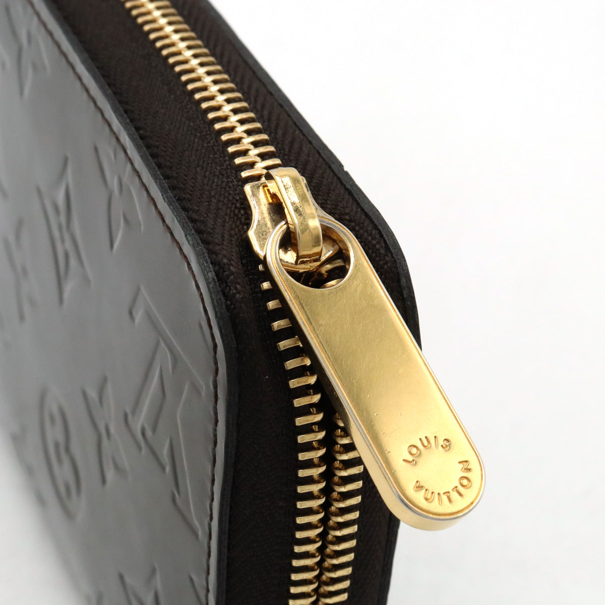 Louis Vuitton Louis Vuitton Monograms Verney Zippy Wallet Round Fassner Long Wallet Emmeline Tildumble Dark Brown M91458