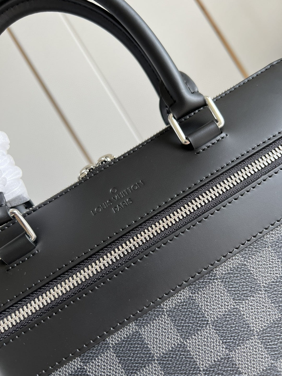 Top Quality Porte Documents Jour Business Bag Damier Graphite For Men, Bags, Shoulder And Crossbody Bags 14.6in/37cm Top Quality N48260