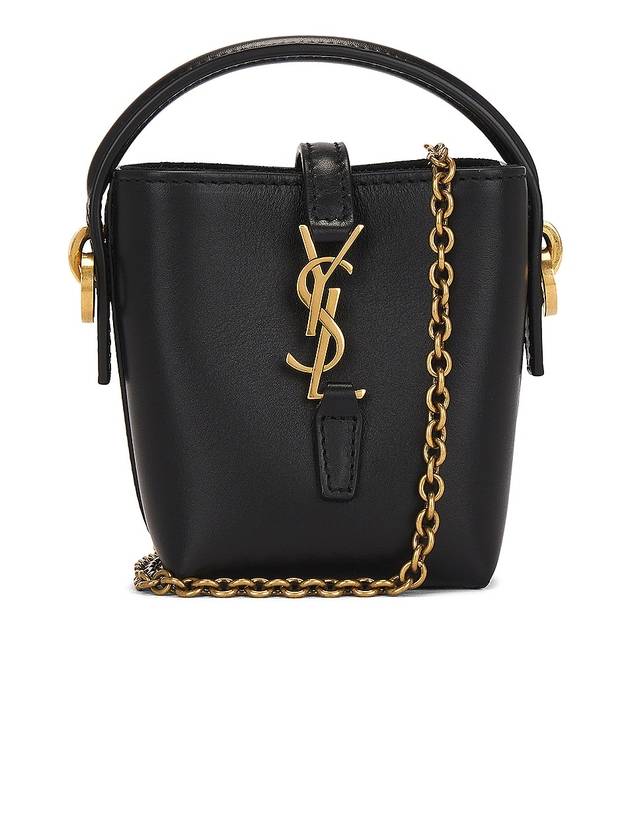 Luxury Saint Laurent Trending 2025 Le 37 Micro Bucket Bag Black