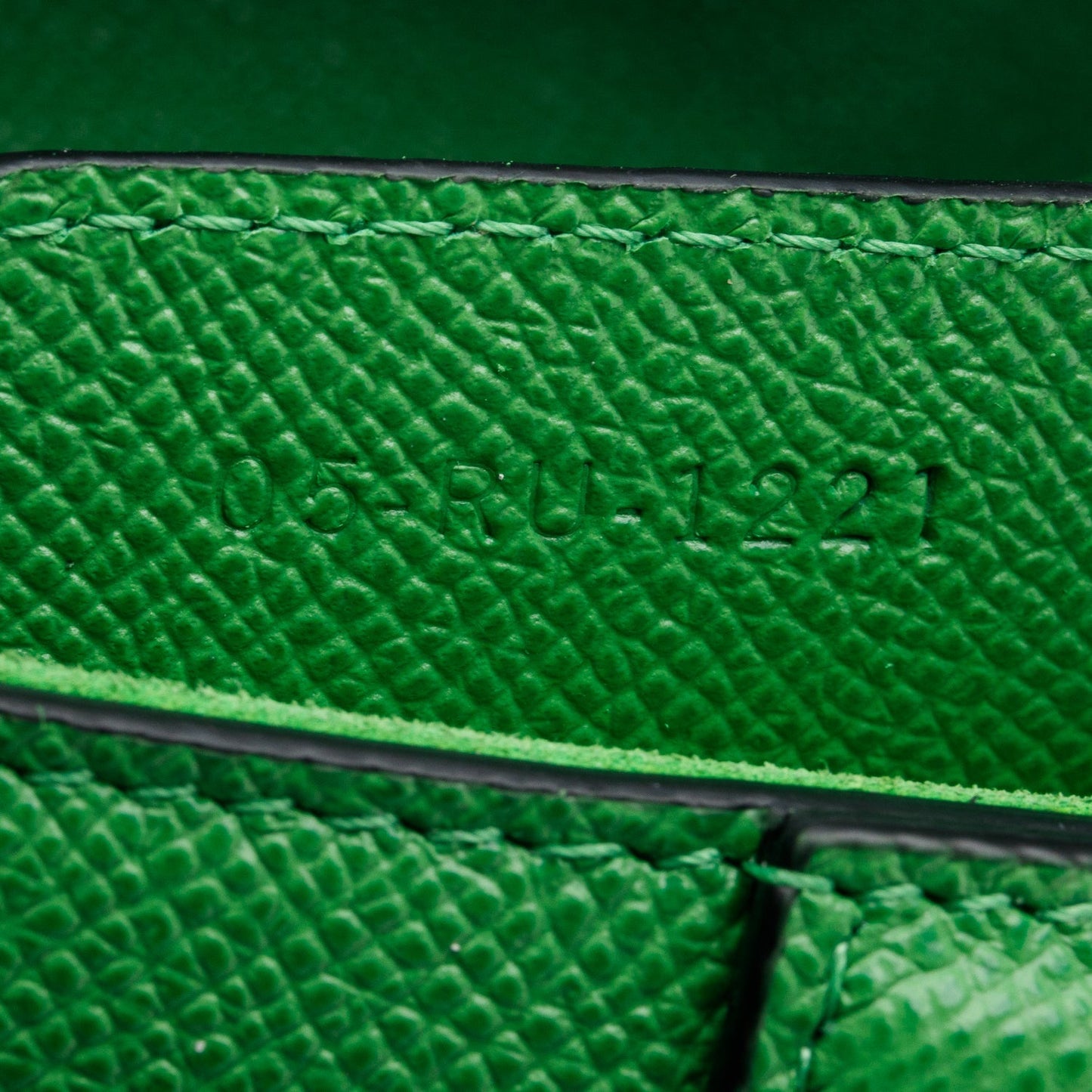 Christian Dior 2021 Green Grained Calfskin Leather Medium Saddle Bag