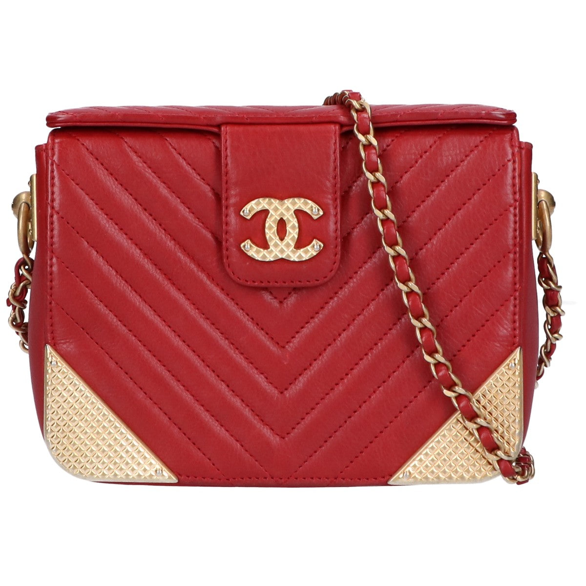 Chanel Rock the Corner Lambskin Shoulder Bag