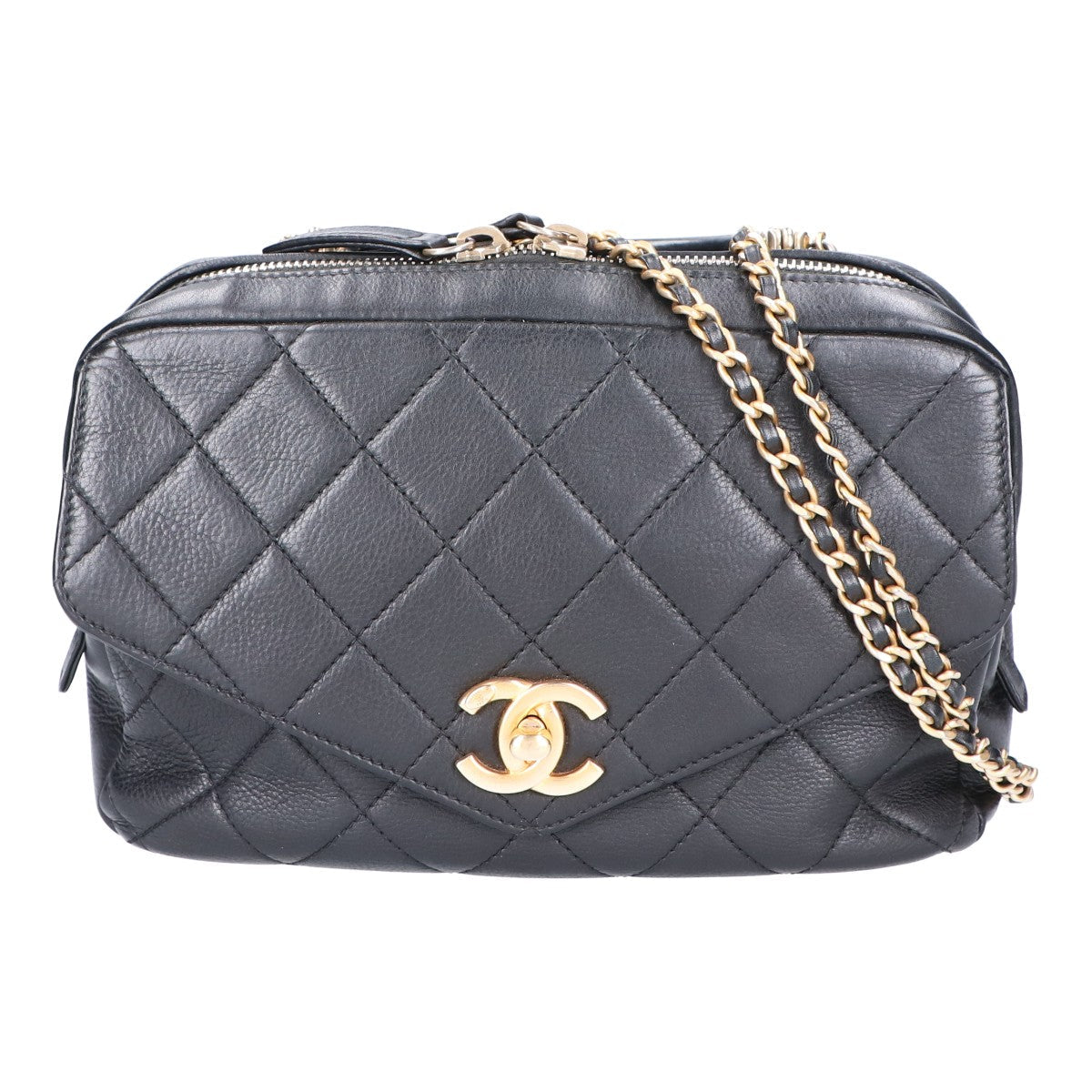 Chanel Matelassé Lambskin 2way Handbag