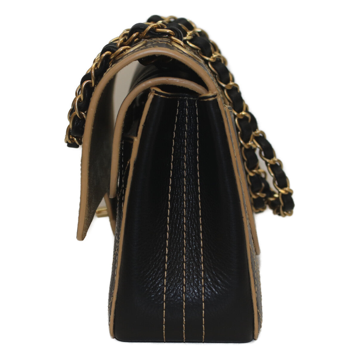 Chanel Wild Stitch Leather Shoulder Bag