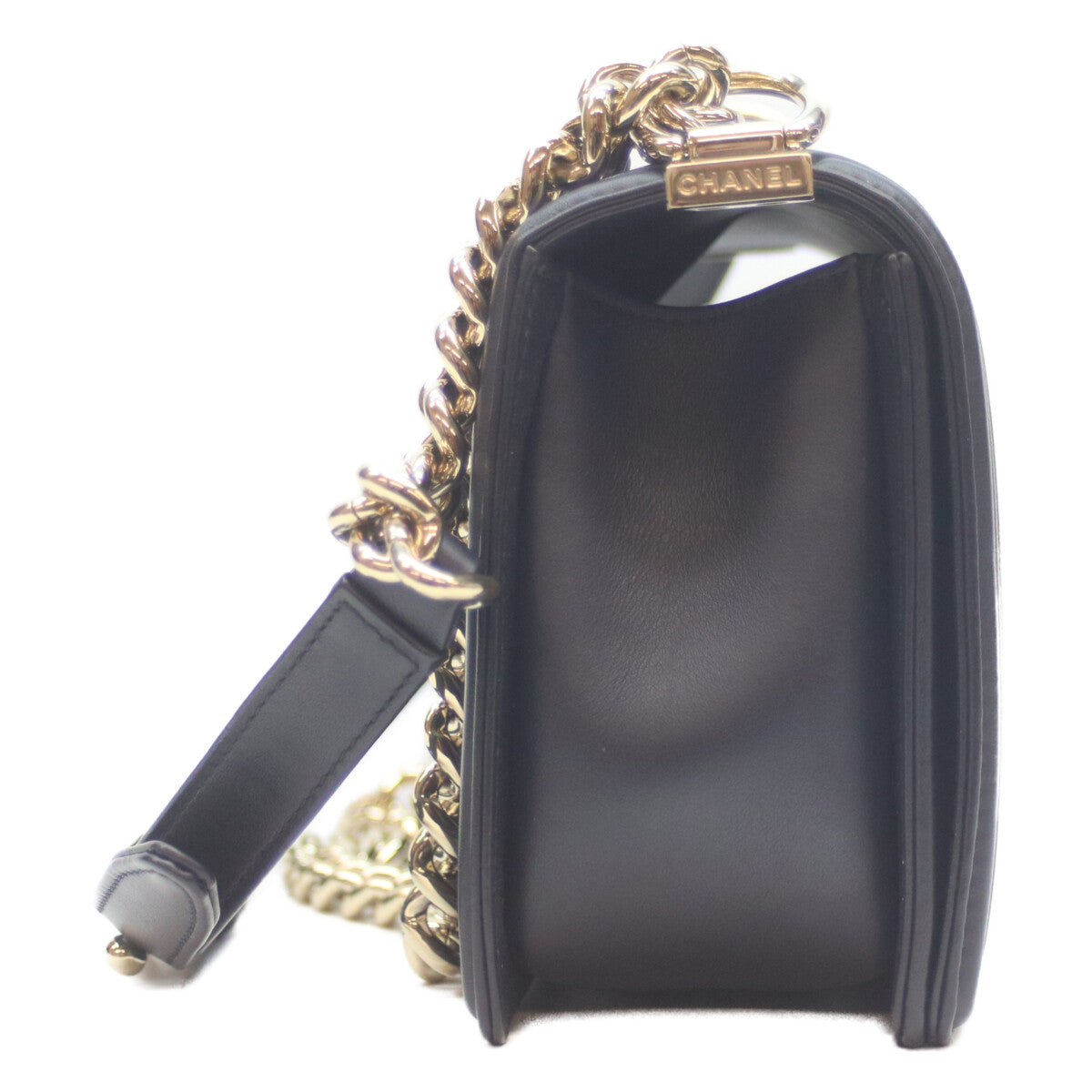 Chanel Boy Chanel Lambskin Shoulder Bag