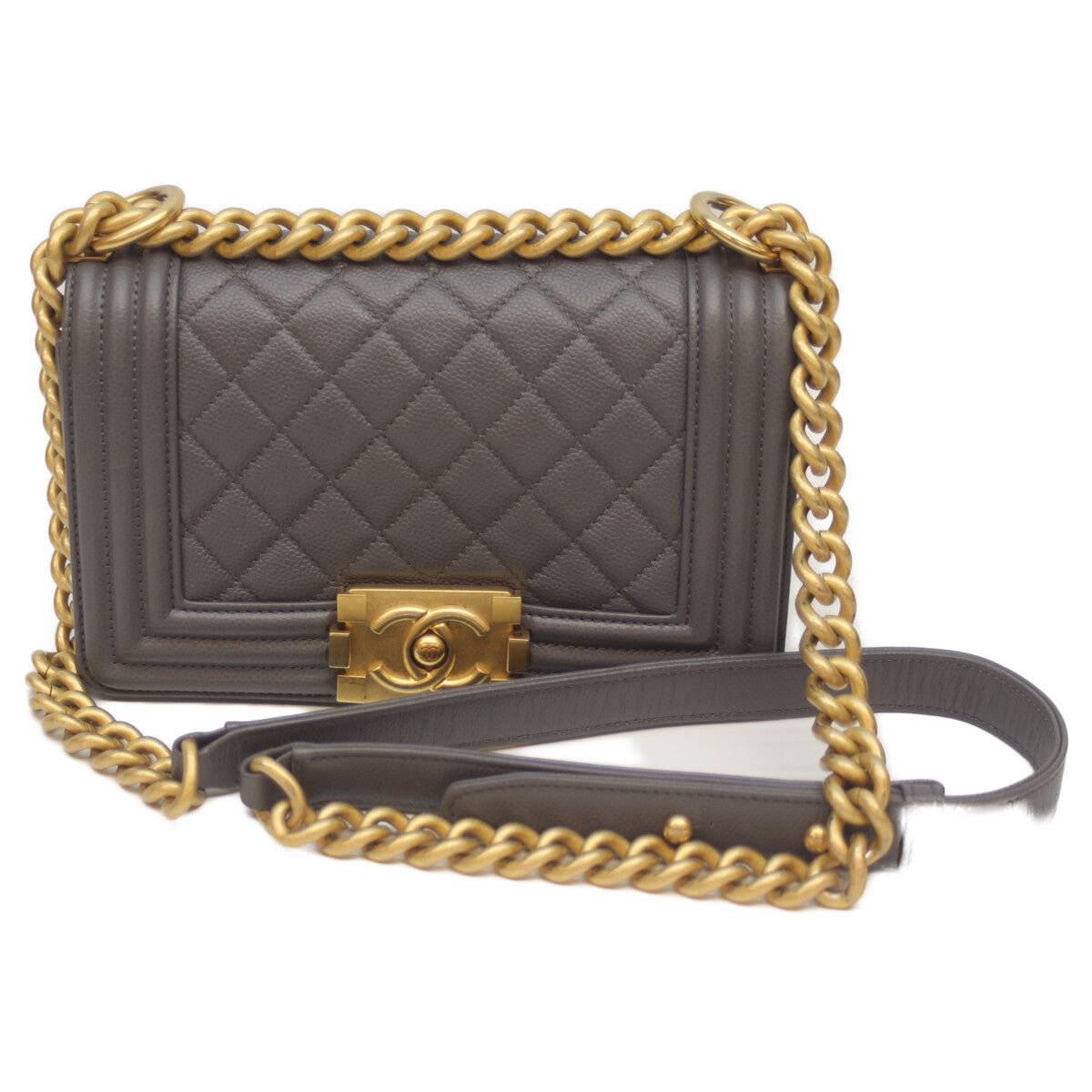 Chanel Boy Chanel Caviar Shoulder Bag