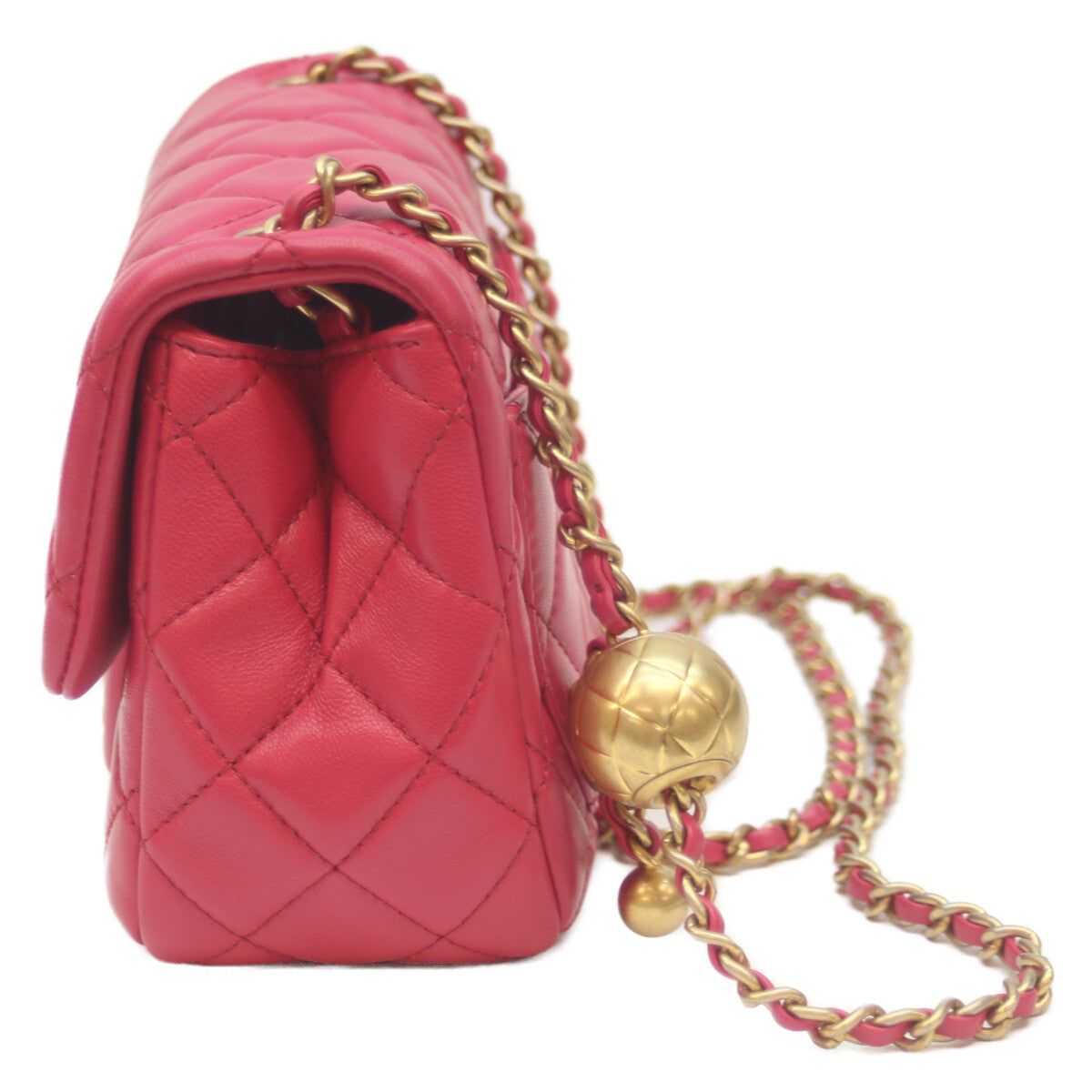 Chanel Coco Ball Mini Matelassé Lambskin Shoulder Bag