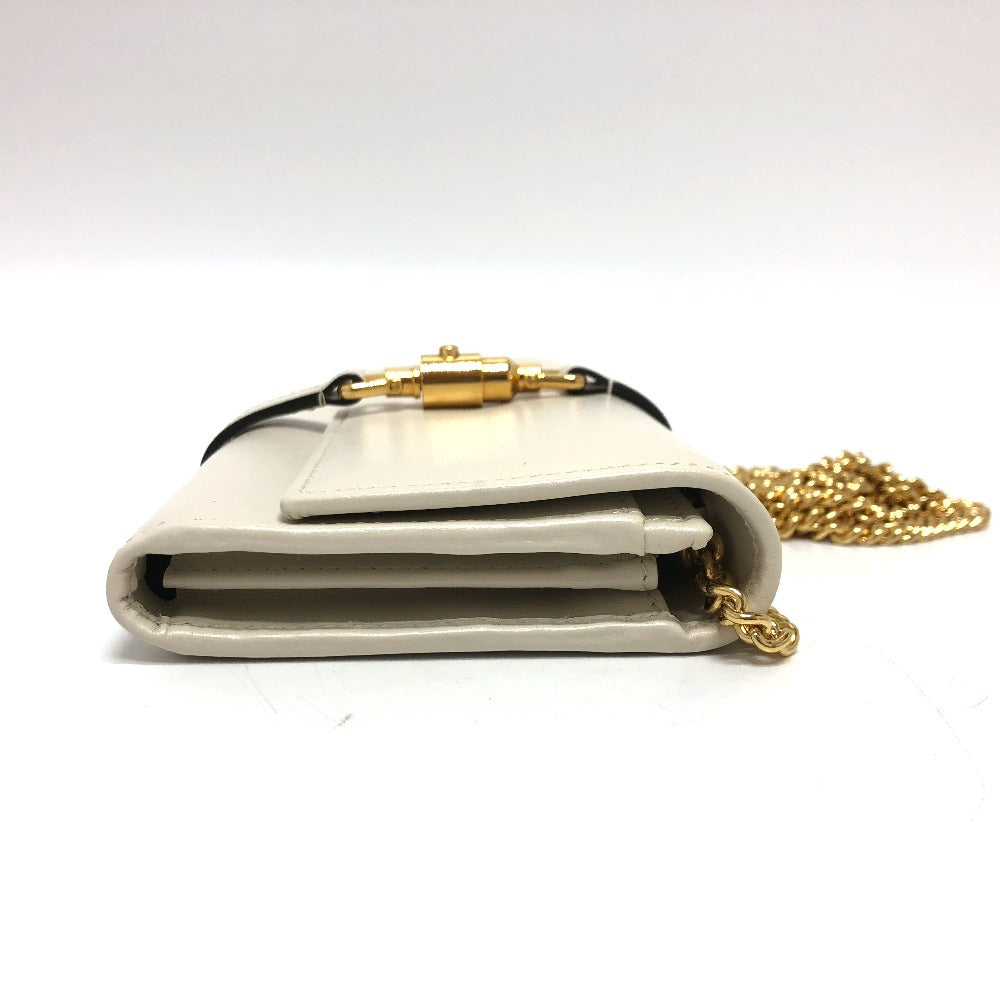 GUCCI Long Wallet Purse 652681 leather white Jackie 1961 Women