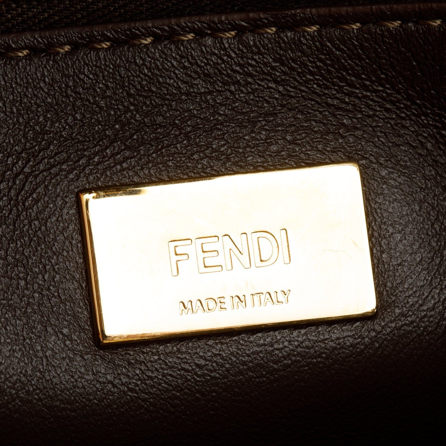 Fendi x Antonio Lopez FF Zucca Canvas Print Inlay Mini Peekaboo Bag