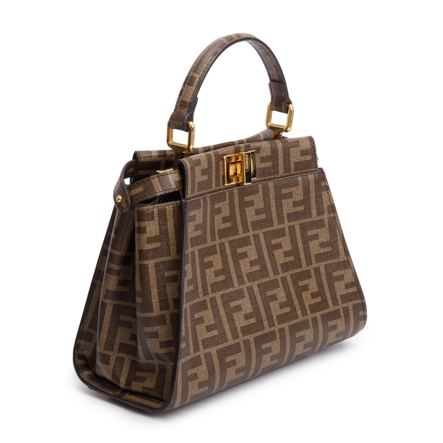 Fendi x Antonio Lopez FF Zucca Canvas Print Inlay Mini Peekaboo Bag