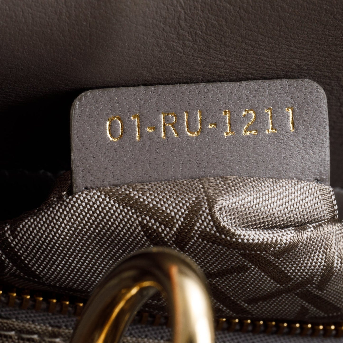 Christian Dior Grey Cannage Lambskin Leather Small Lady Dior My ABCDior Bag
