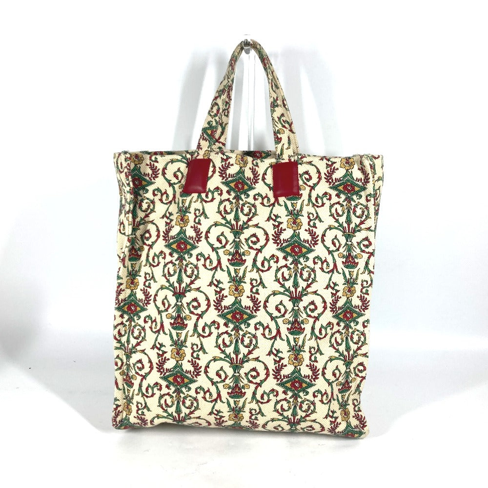 GUCCI Tote Bag canvas beige GARDEN Women