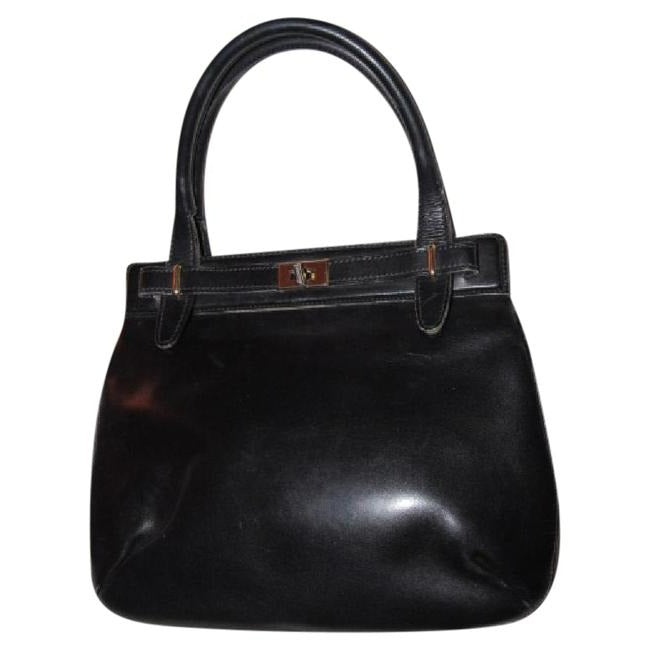Gucci   Buttery Soft Black Leather Satchel