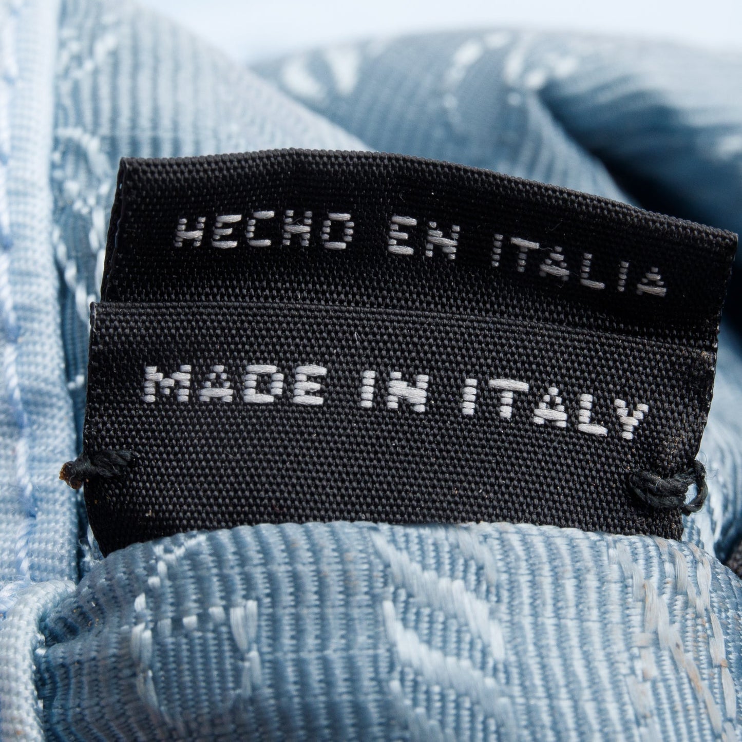 Prada 2022 Blue Tessuto Nylon & Saffiano Leather Mini Double Pocket Chain Shoulder Bag