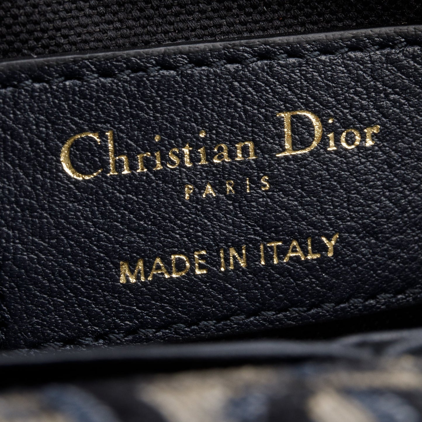 Christian Dior 2021 Navy Oblique 30 Montaigne 2-In-1 Pouch Bag