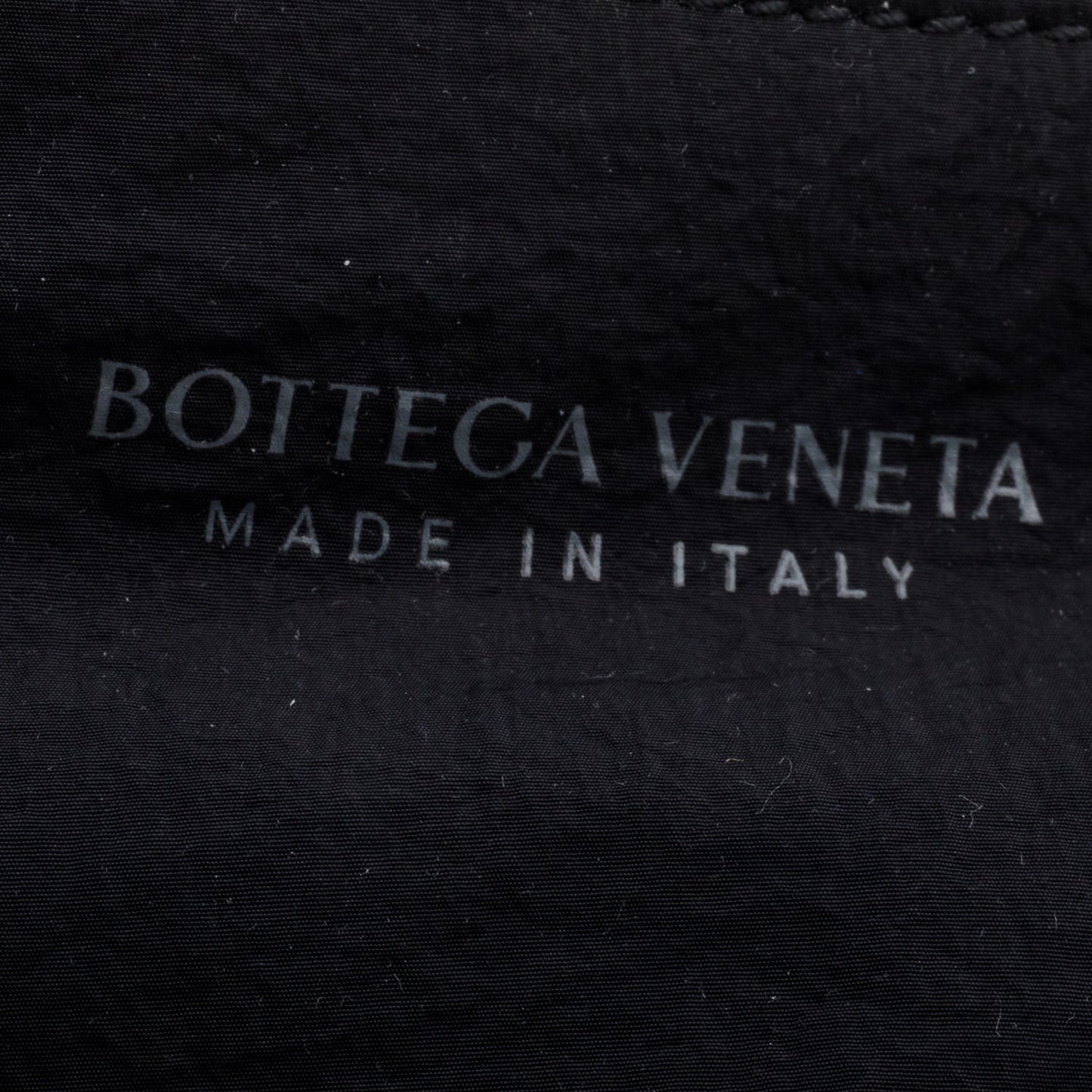Bottega Veneta Black Paper Intrecciato The Stretch Cassette Bag
