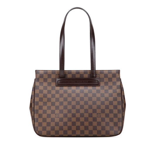 Brown Louis Vuitton Damier Ebene Parioli PM Shoulder Bag