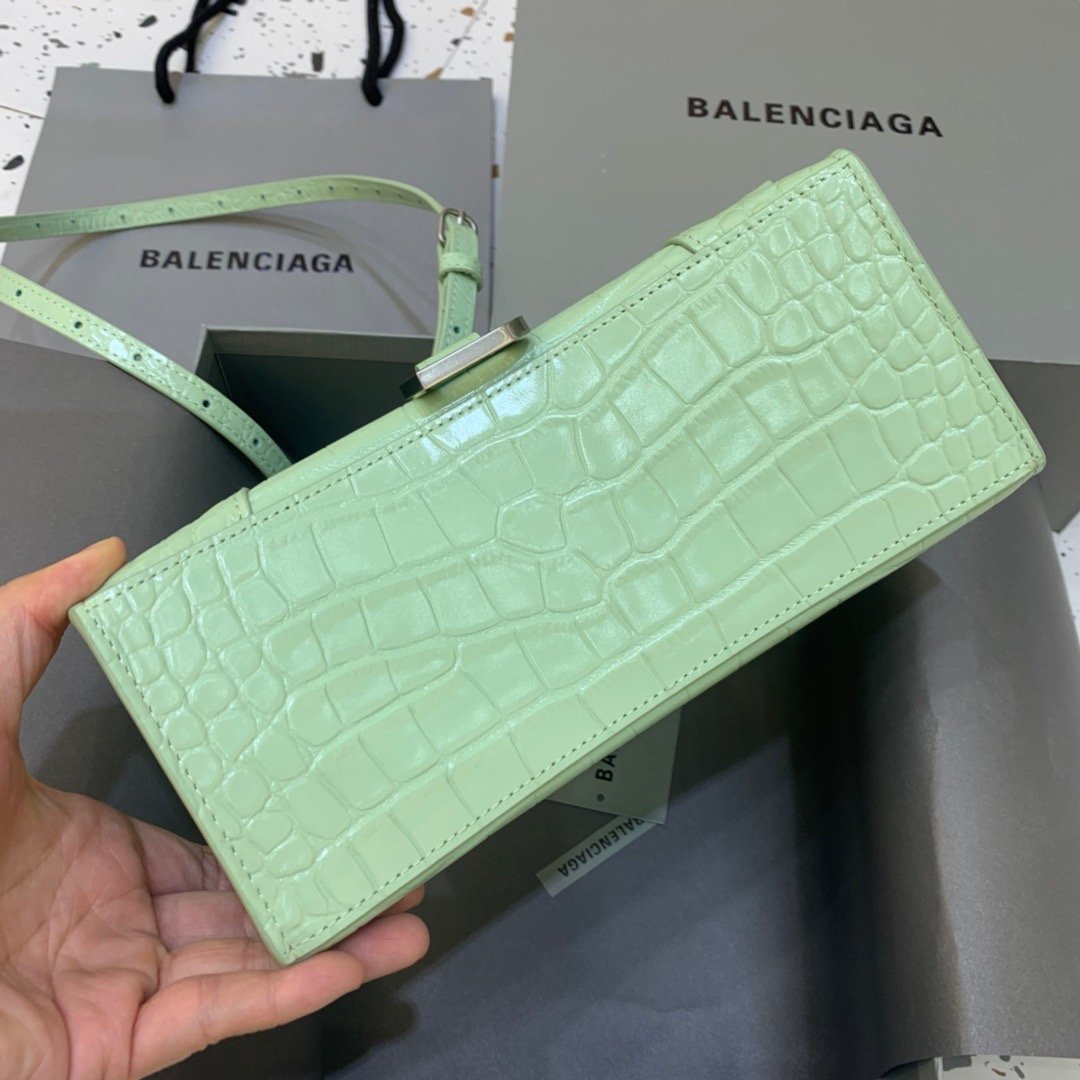 Top Quality Hourglass Small Handbag In Light Green, For Women,  Bags 9in/23cm