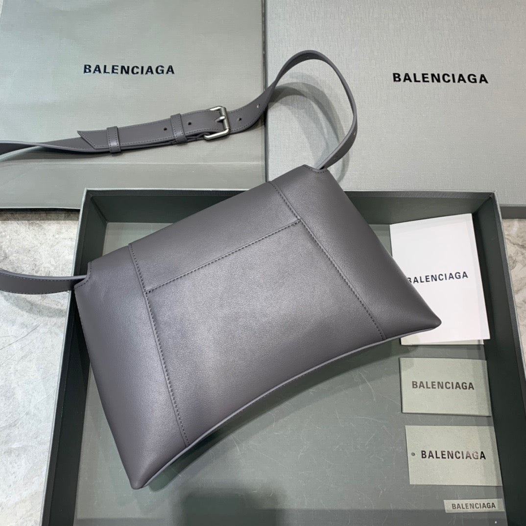 Top Quality Downtown Small Shoulder Bag In Gray, For Women,  Bags 11.8in/30cm 67135329S1Y1604
