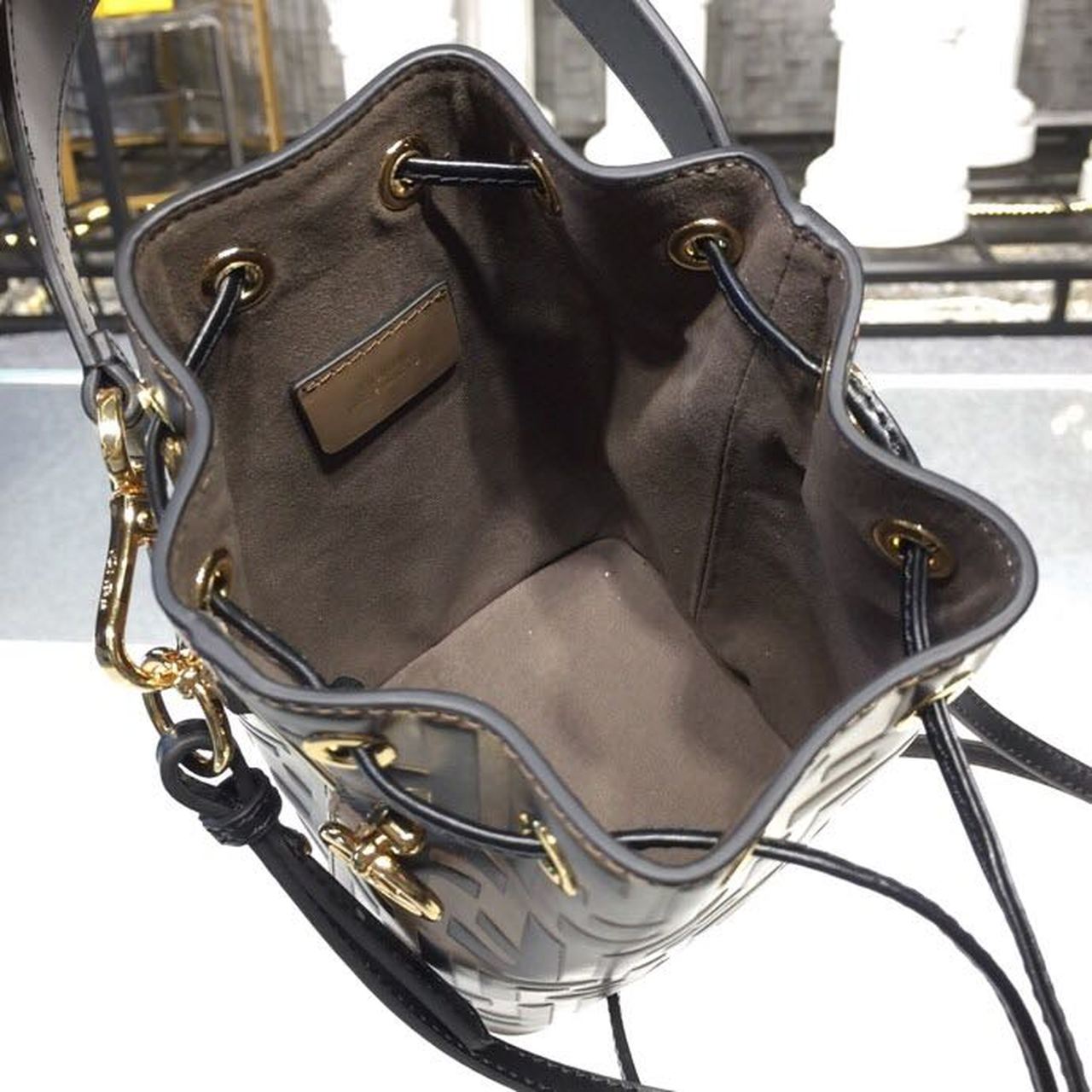 Top QualityTop Quality Mon Tresor Brown/Black For Women, Women’s Handbags, Shoulder And Crossbody Bags 7in/18cm FF 8BS010A659F13VK
