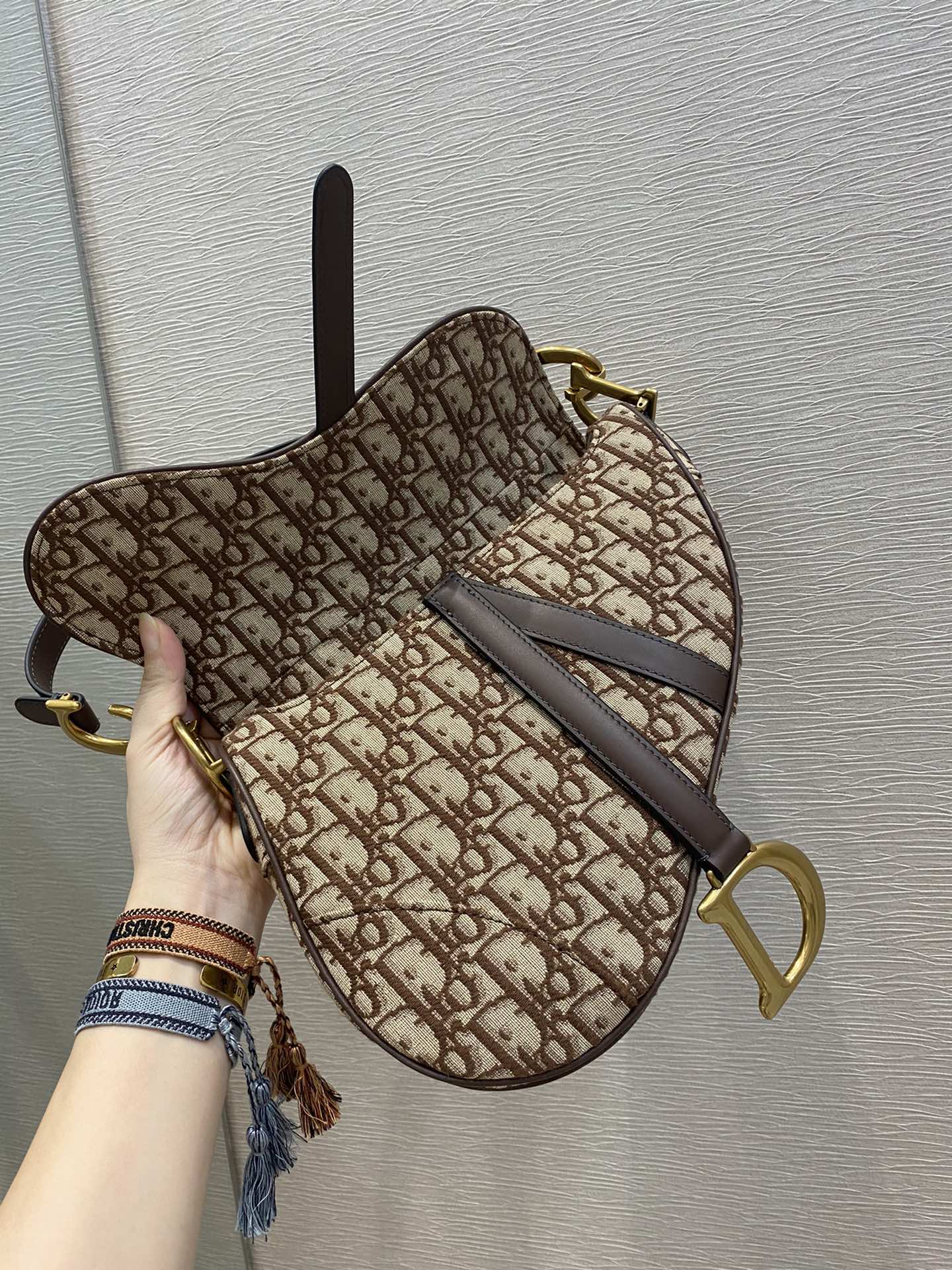 Top Quality Saddle Bag Brown For Women 10in/26cm CD