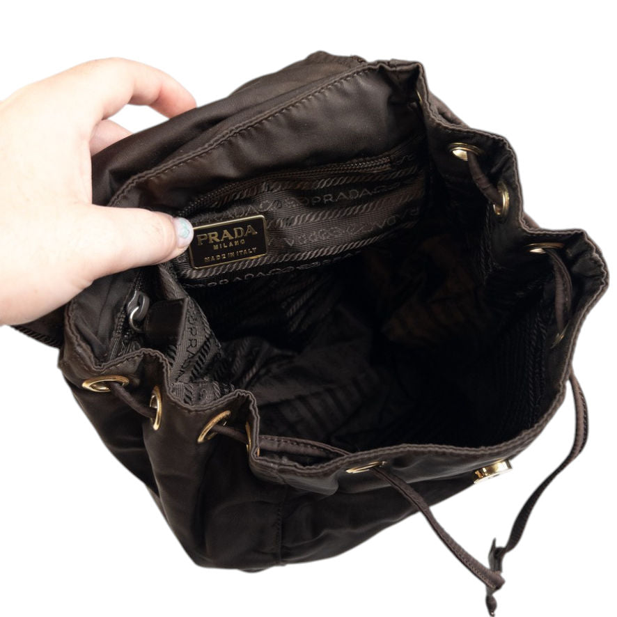 Prada Bucket Backpack