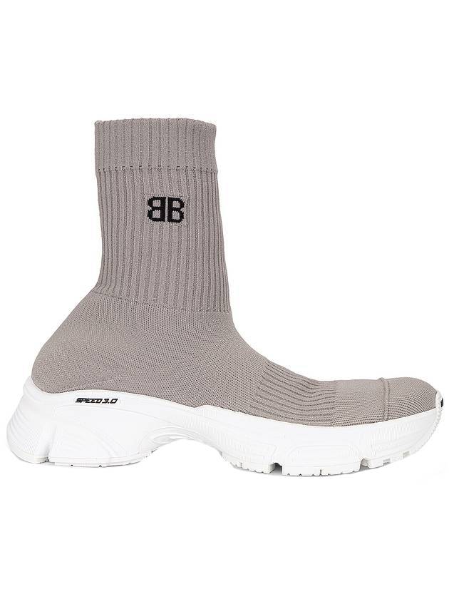 Luxury Balenciaga Trending 2025 Speedrunner 30 Recycled Knit High Top Sneakers Grey