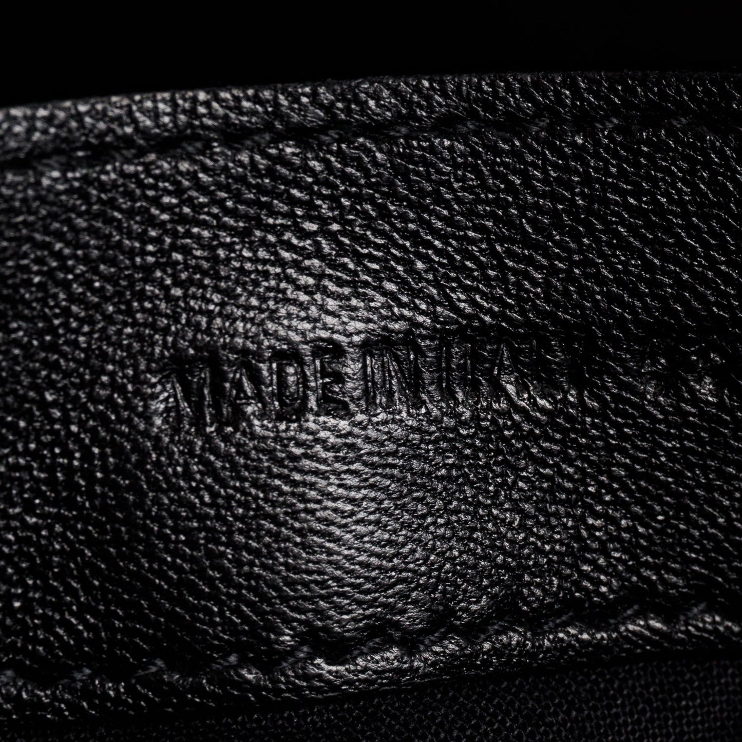 Balenciaga Navy Shiny Calfskin Logo Croc Embossed S Ville Top Handle Bag