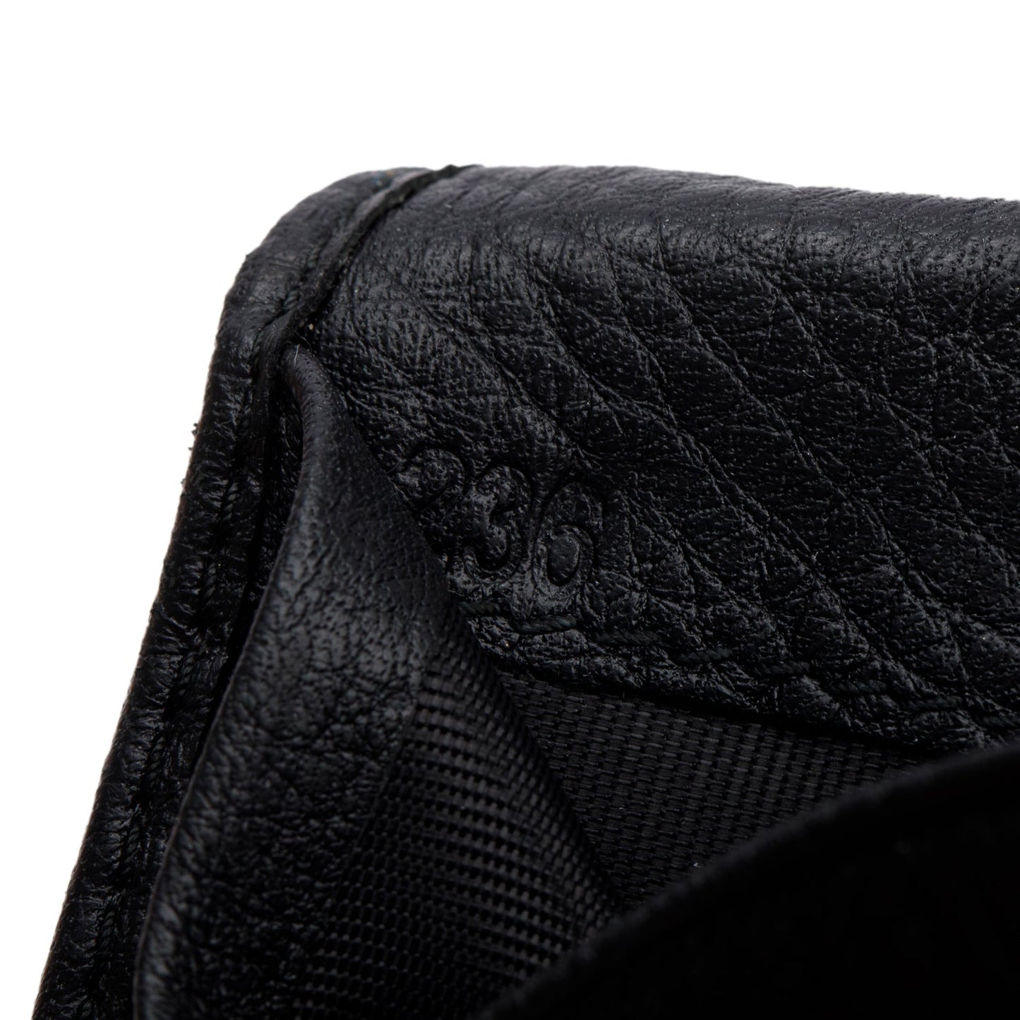 Prada Black Vitello Move Leather Flap Card Holder